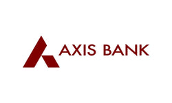 Axis Bank logo on a white background