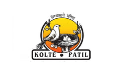 Logo of Kolte Patil with a bird and nest design on a white background