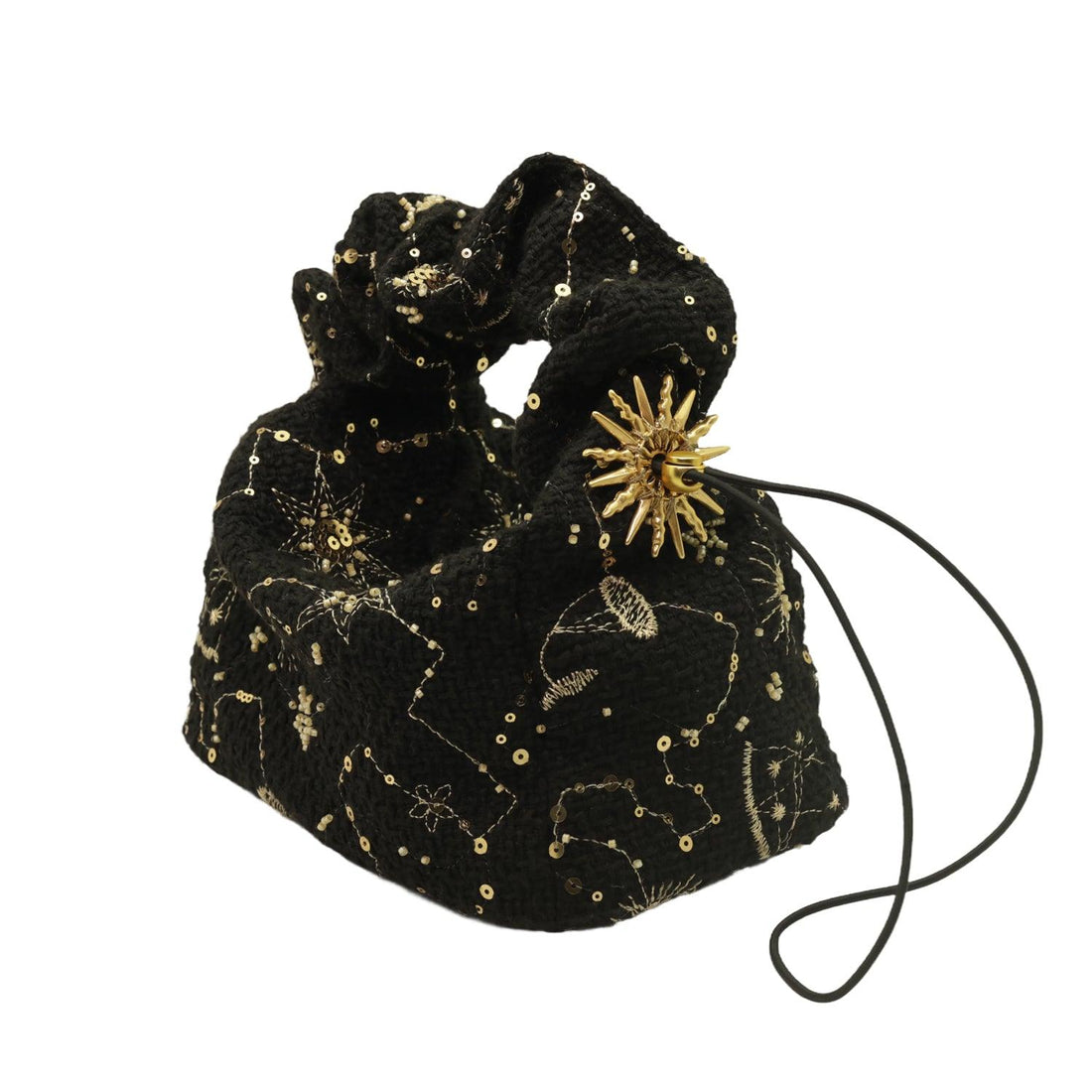 Jena Celest Cloud Bag Black Gold Star Edition
