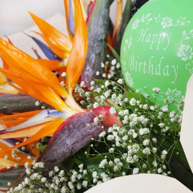 Bird of Paradise Flower Hand Bouquet atfleurs