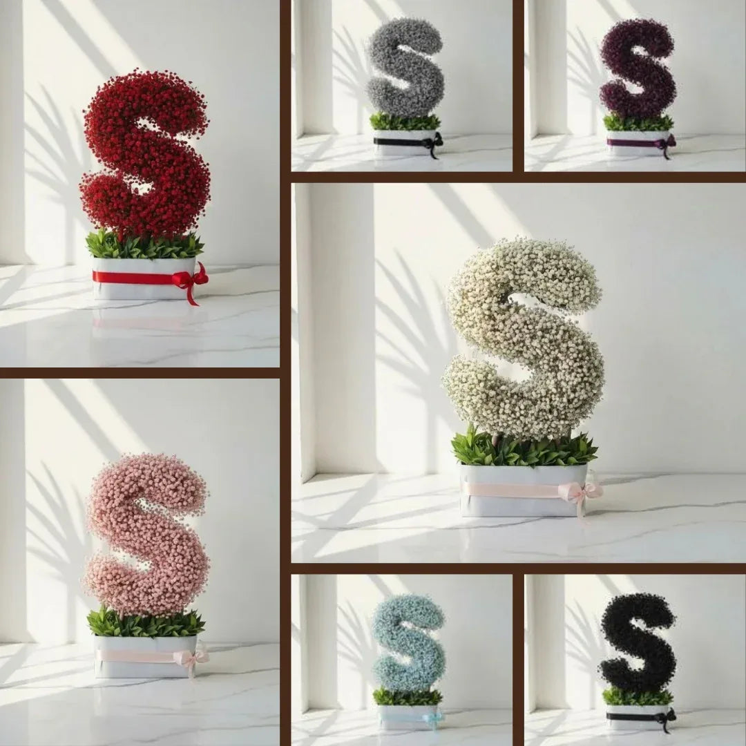 Floral Letter Arrangement - atfleurs