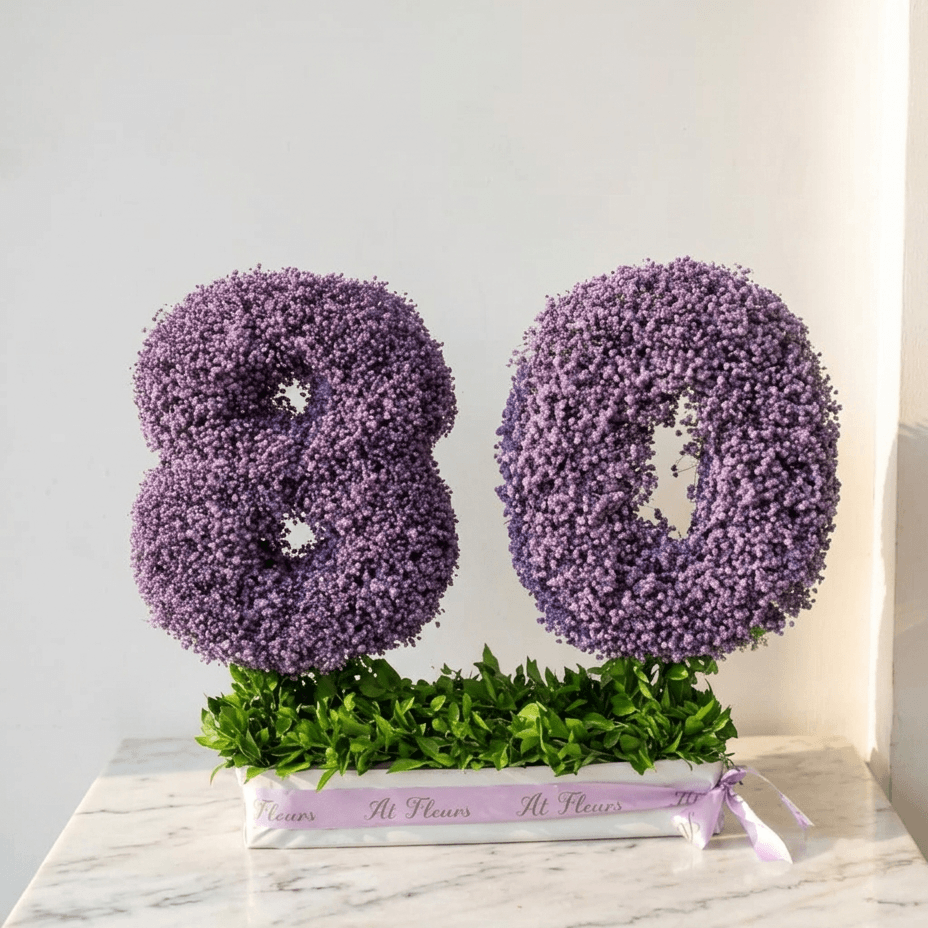 Number Floral Arrangement