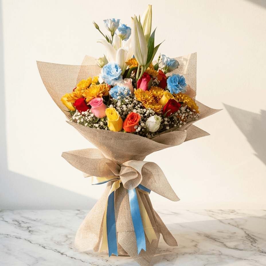 flower bouquet by Atfleurs | floral arrangement | customized bouquet | hand bouquet