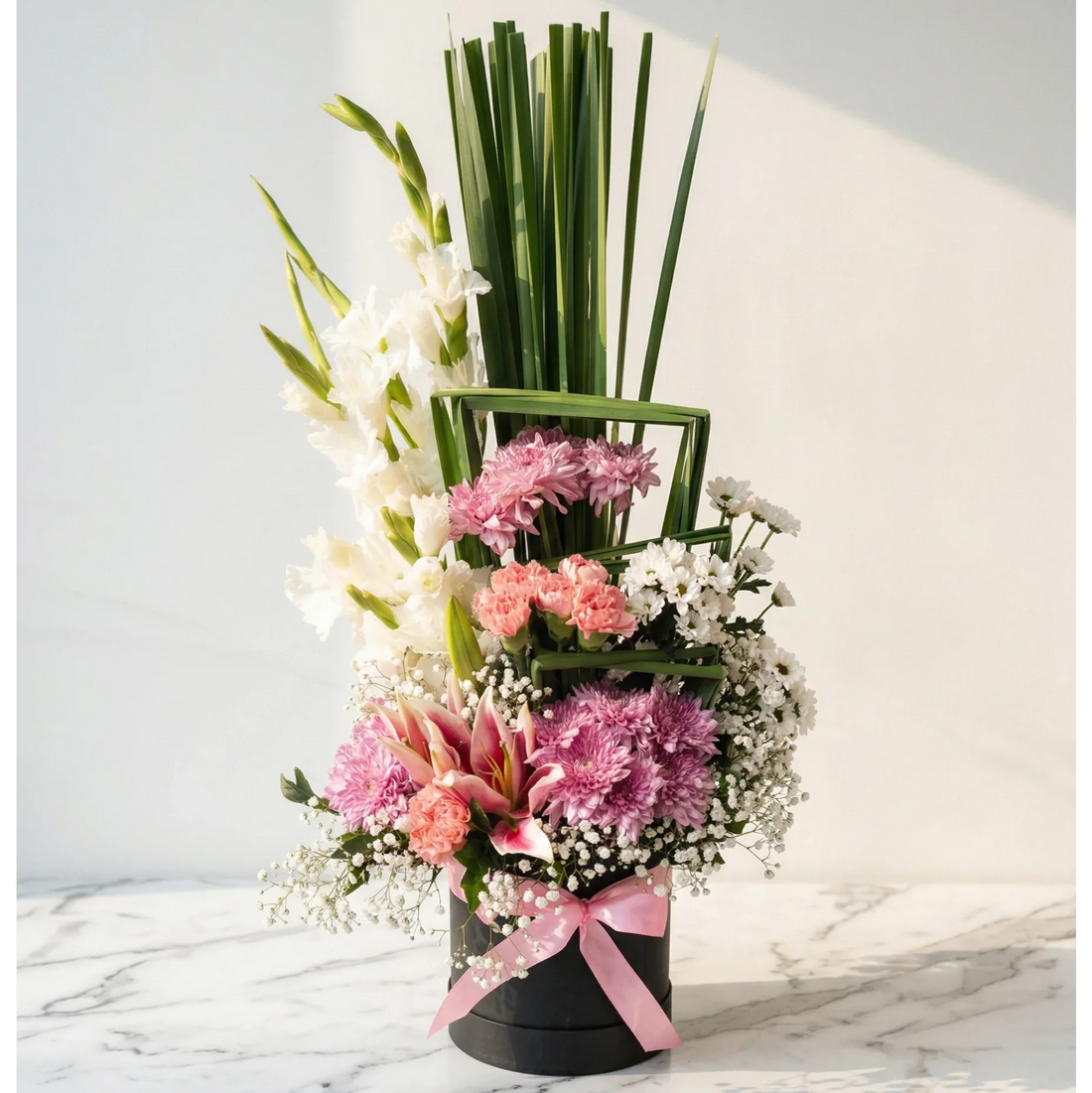 flower bouquet by Atfleurs | floral arrangement | Fancy Bouquet | box Bouquet