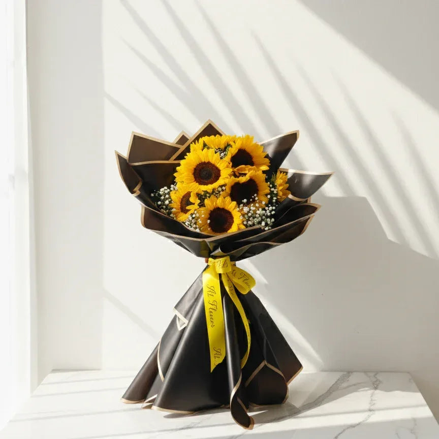 The Midnight Sun Bouquet - atfleurs
