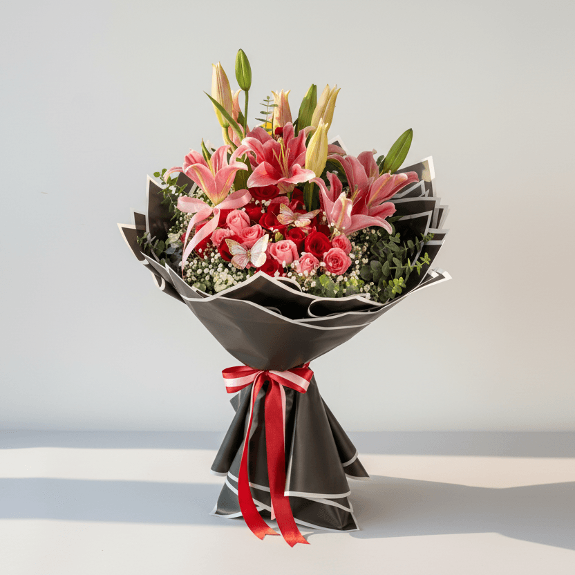 flower bouquet by Atfleurs | floral arrangement | customized bouquet | hand bouquet