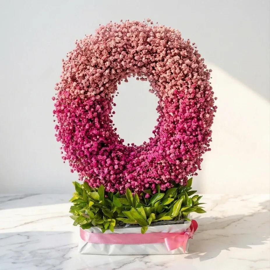 flower bouquet by Atfleurs | floral arrangement | Fancy Bouquet | letter Bouquet