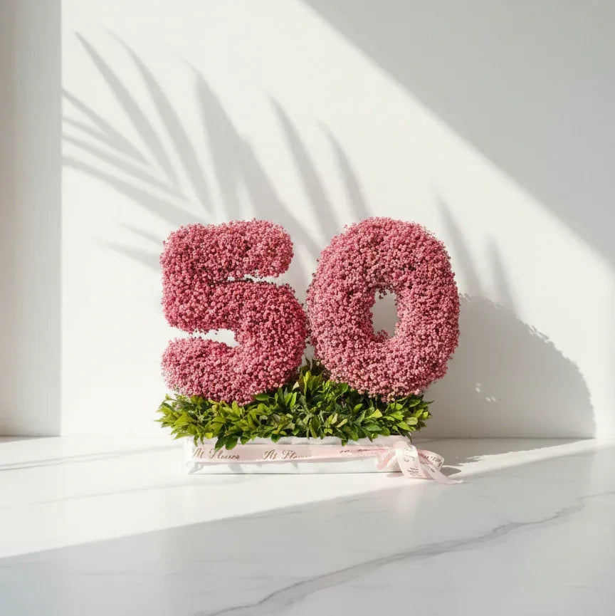 Number Floral Arrangement - atfleurs