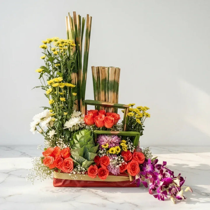 flower bouquet by Atfleurs | floral arrangement | Fancy Bouquet | Hand Bouquet