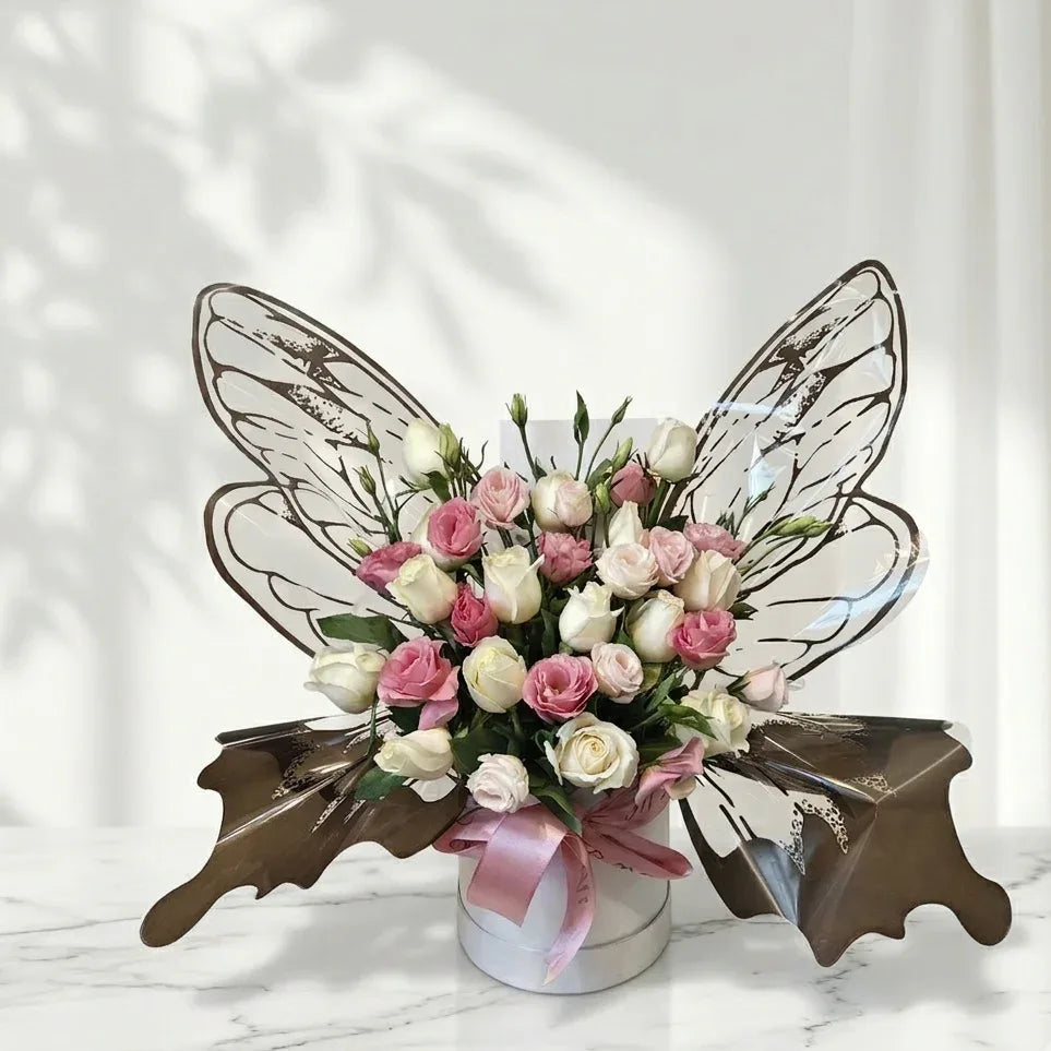 flower bouquet by Atfleurs | floral arrangement | Fancy Bouquet | Hand Bouquet | butterfly bouquet