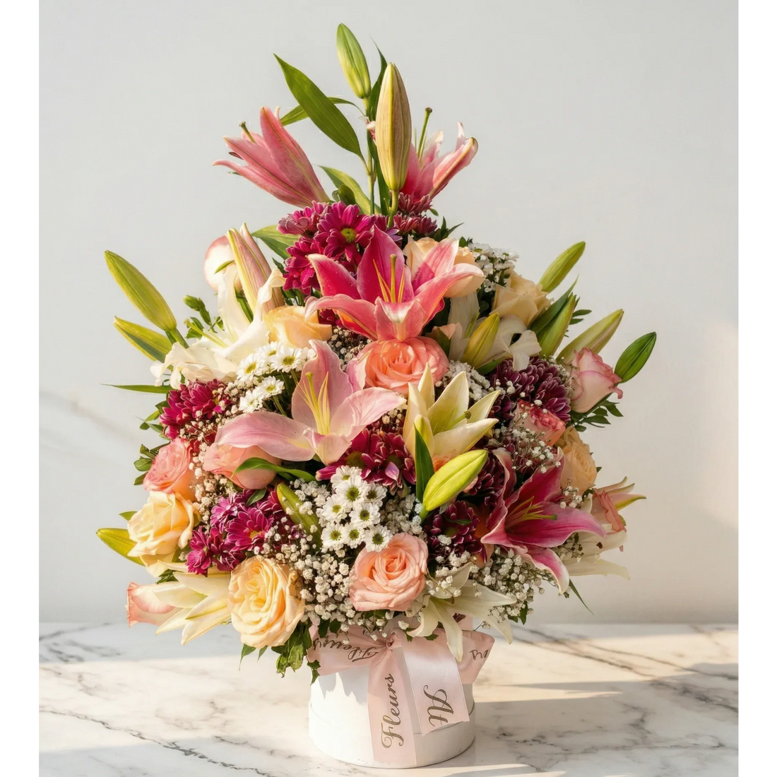 floral vase arrangement | Atfleurs 