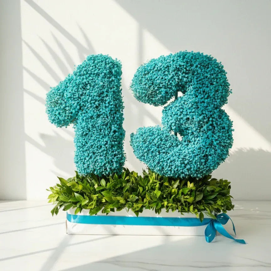 Number Floral Arrangement - atfleurs