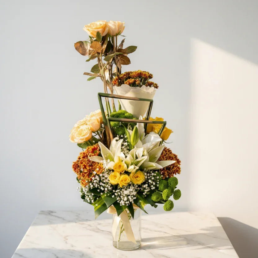 flower bouquet by Atfleurs | floral arrangement | Fancy Bouquet