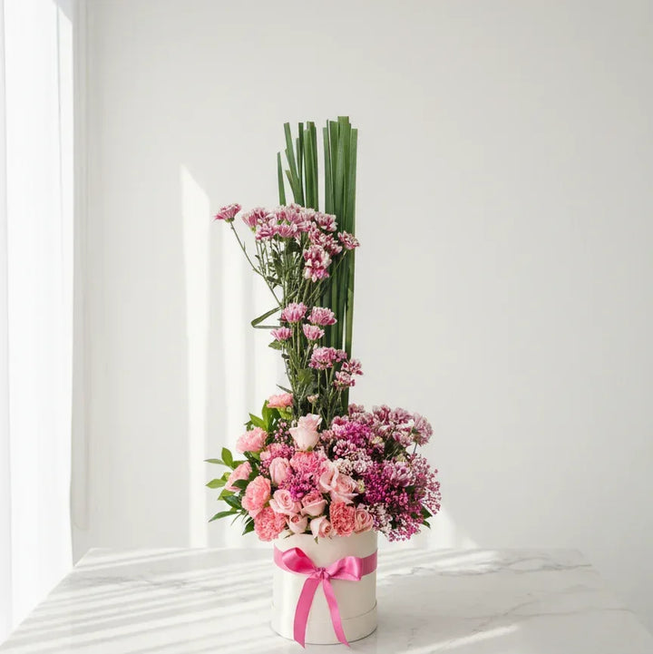 Chrysanthemum Carnation Rose Box - atfleurs