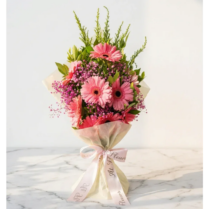 flower bouquet by Atfleurs | floral arrangement | Sunflower | Hand Bouquet