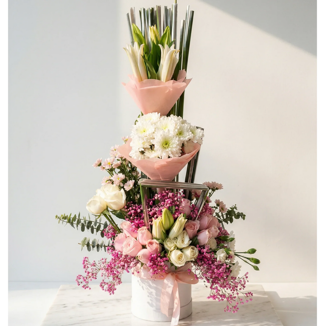flower bouquet by Atfleurs | floral arrangement | customized bouquet | hand bouquet