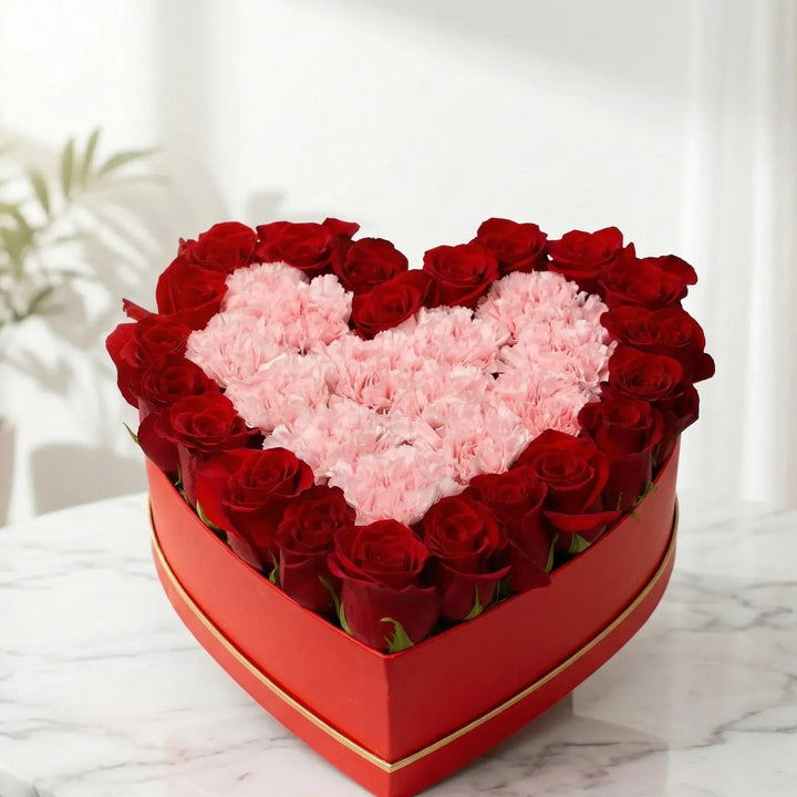 flower bouquet by Atfleurs | floral arrangement | Fancy Bouquet | Hand Bouquet | heart shaped 