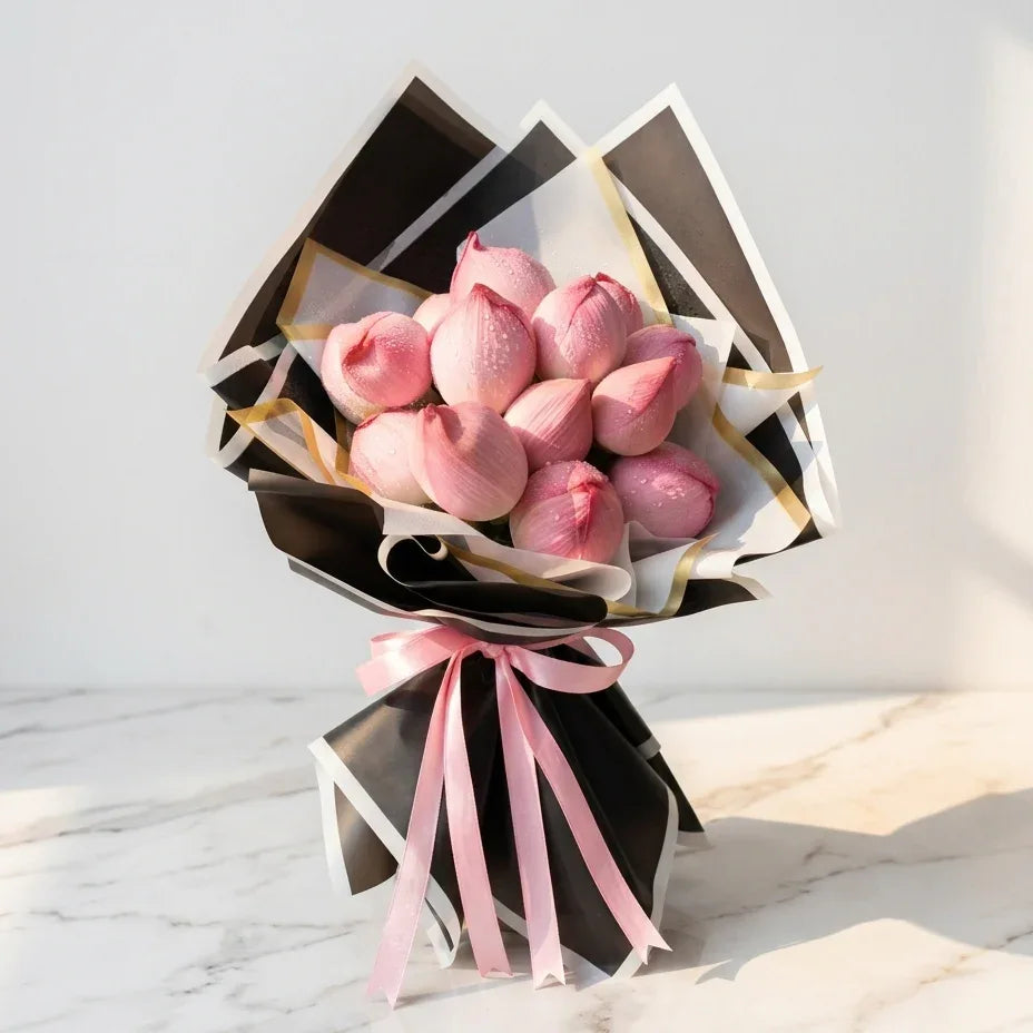 flower bouquet by Atfleurs | floral arrangement | Pink | Fancy Bouquet | Hand Bouquet