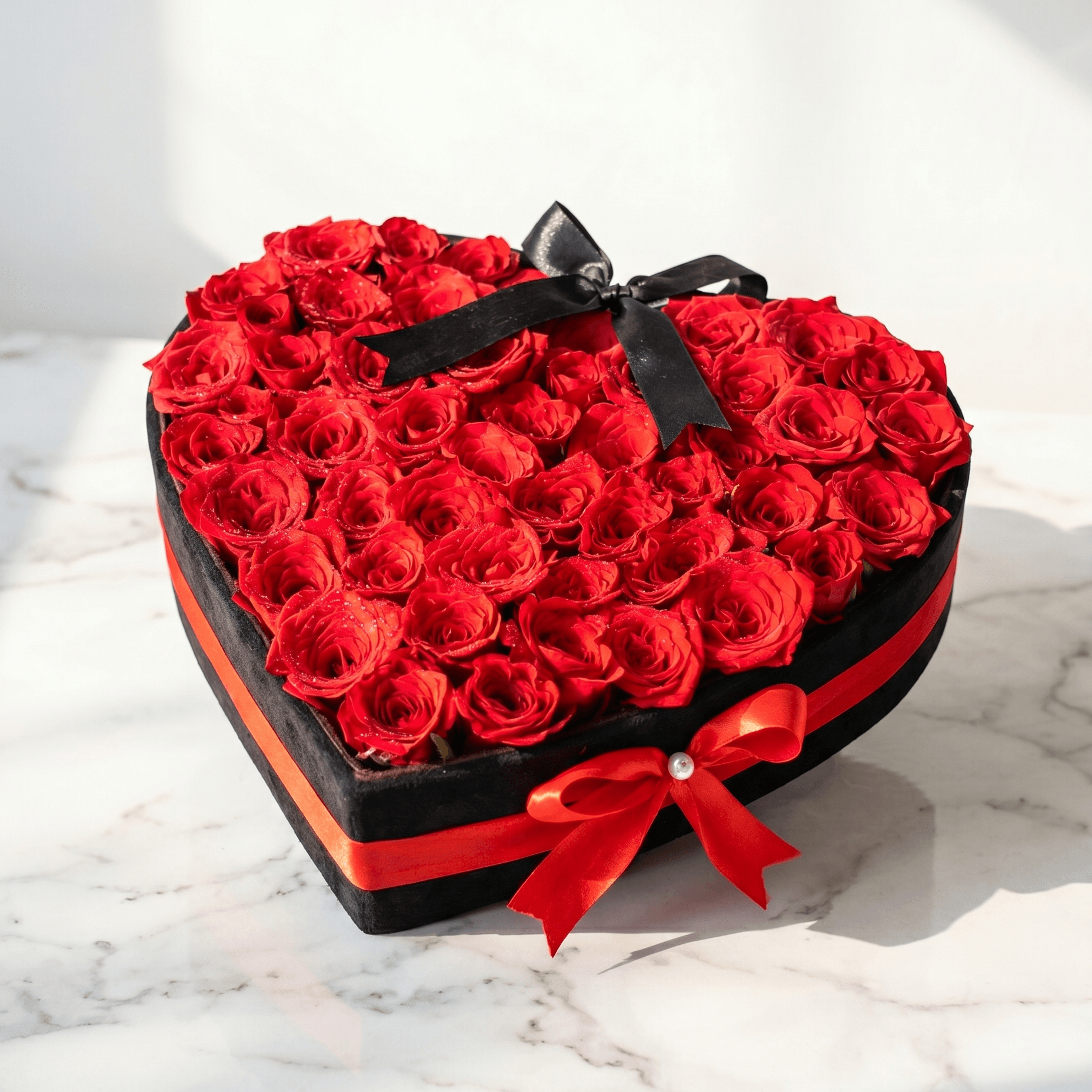 flower bouquet by Atfleurs | floral arrangement | red Roses