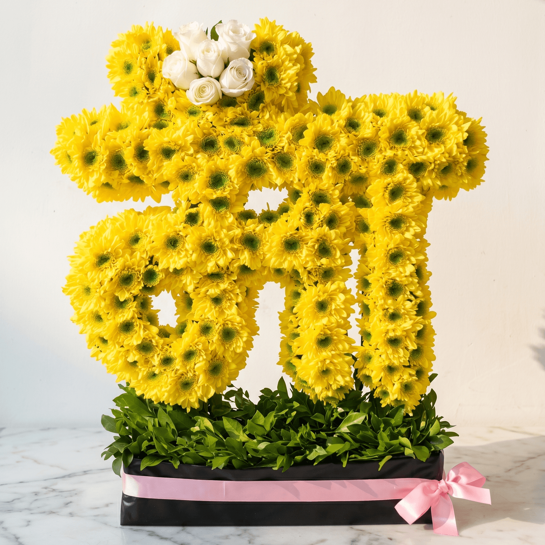 flower bouquet by Atfleurs | floral arrangement | yellow 