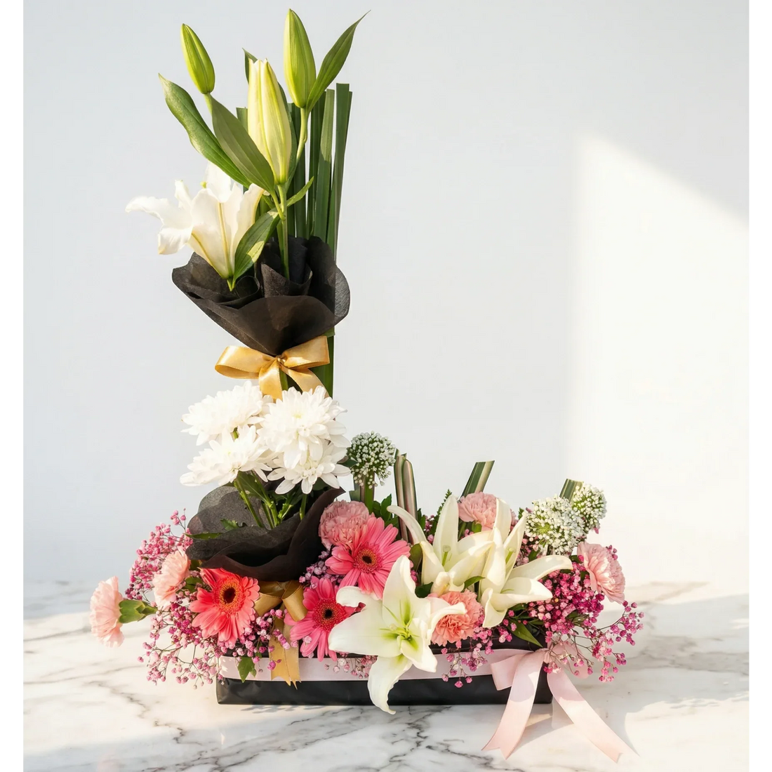 flower bouquet by Atfleurs | floral arrangement | Fancy Bouquet | Hand Bouquet