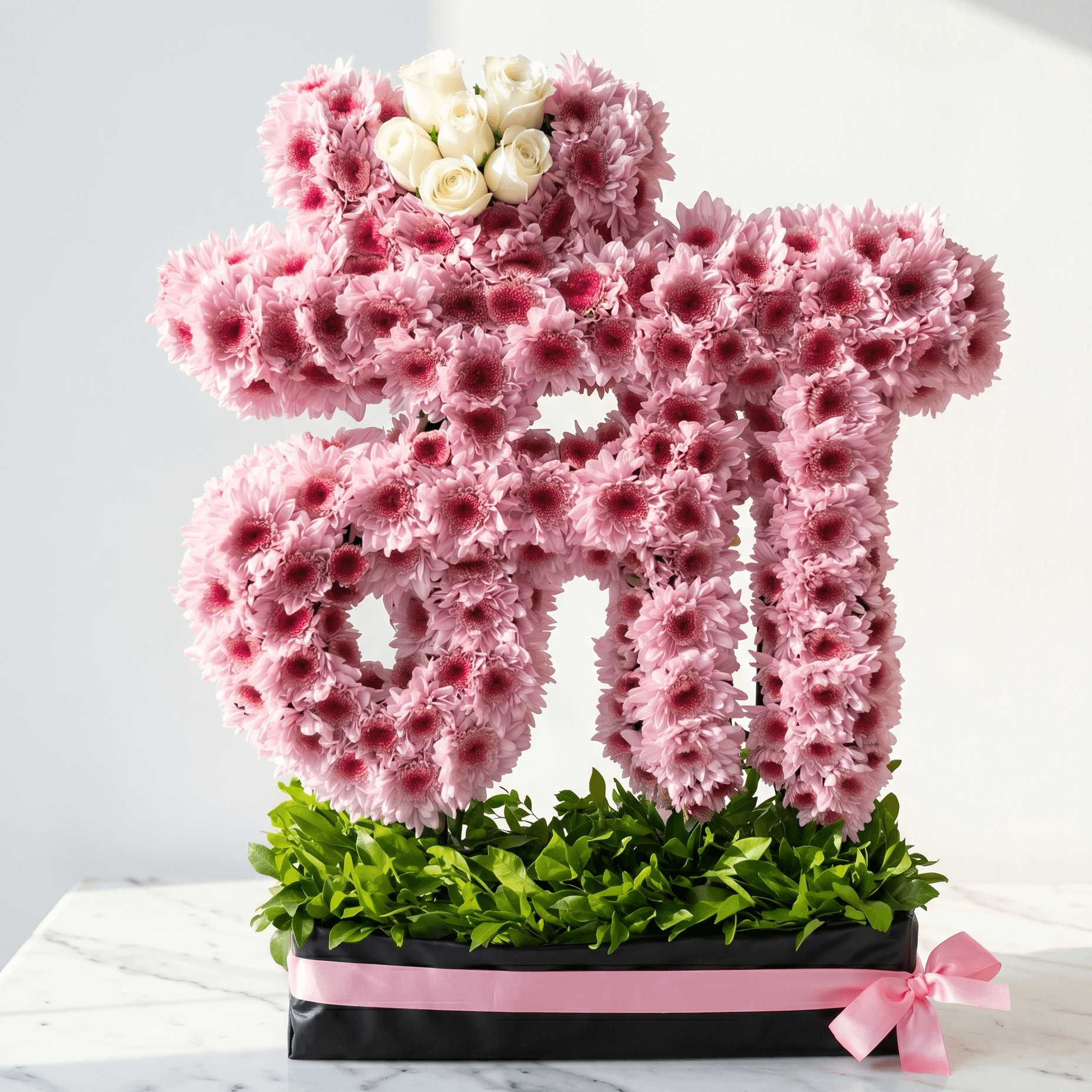 flower bouquet by Atfleurs | floral arrangement | word bouquet | mothers day 