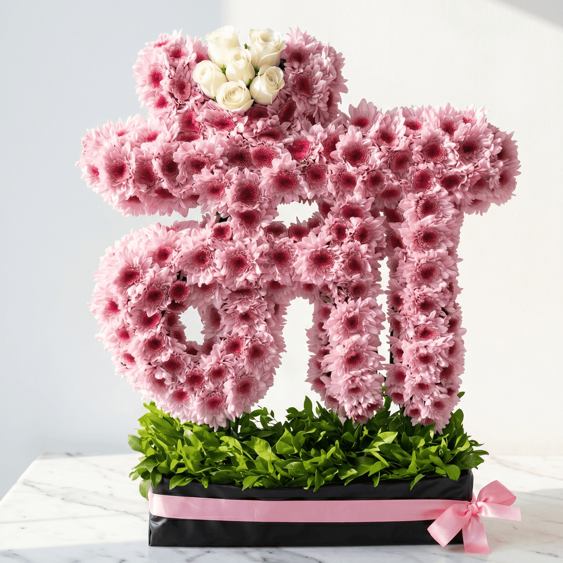 flower bouquet by Atfleurs | floral arrangement | word bouquet | mothers day 