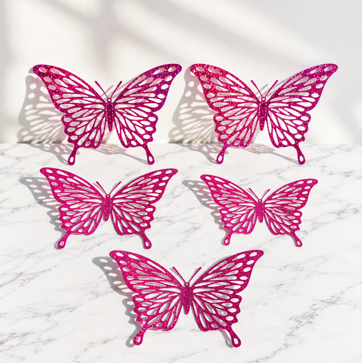 3D  Decorative Butterfly Accessories for Bouquets, Cakes, and Gifts (4 Colors)