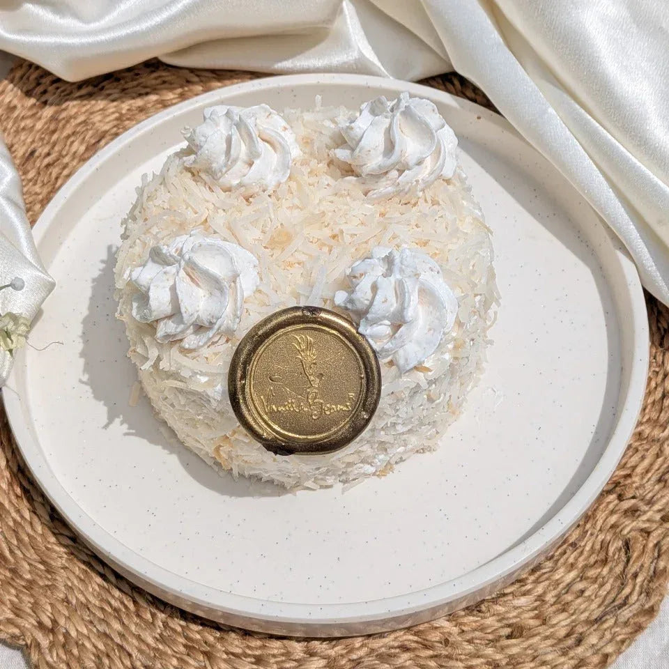 Eggless Coconut Cake - atfleurs