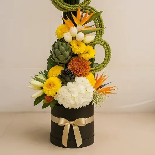 Grand Premium Floral Box Arrangement - atfleurs
