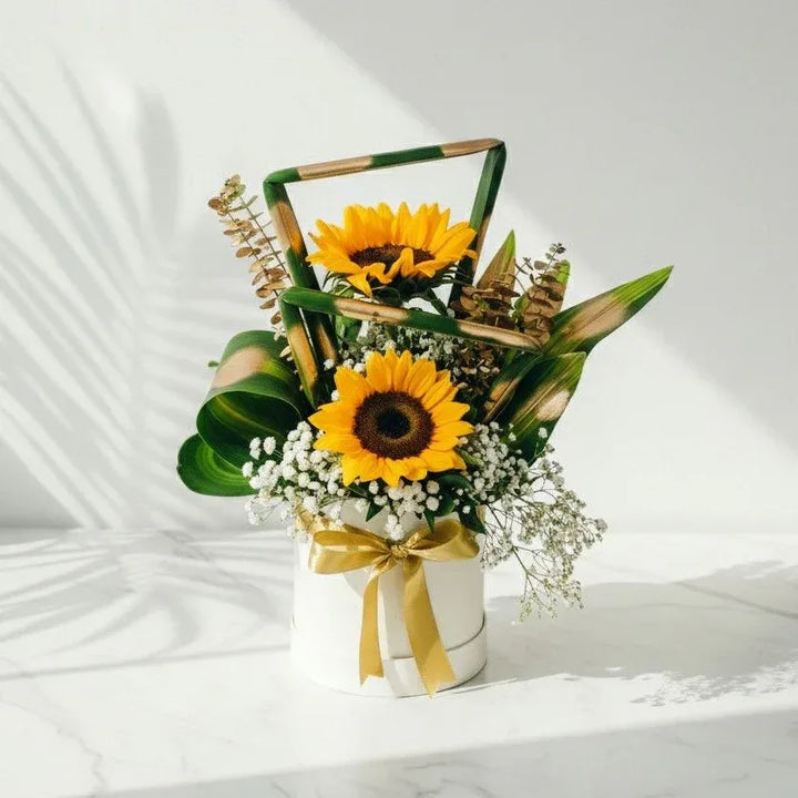 Sunflower Box Arrangement - atfleurs