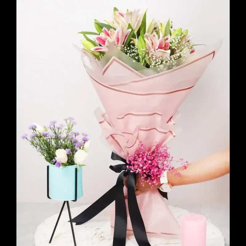 Fragrant Oriental Lilies Bouquet - atfleurs