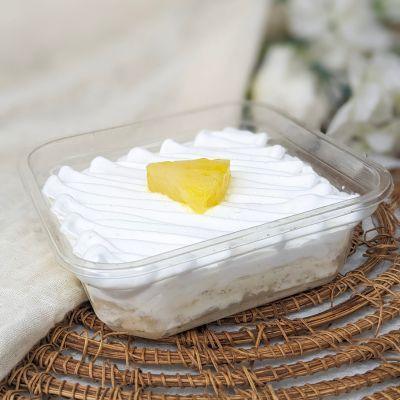 Eggless Pineapple Fresh Cream Cake - atfleurs