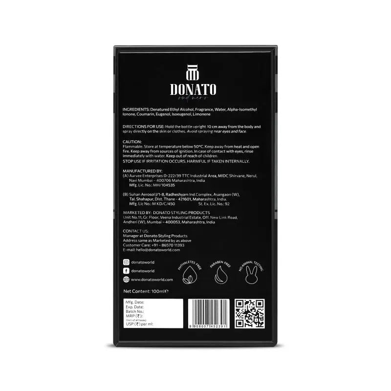 Oud Nero Perfume | 100 ml atfleurs