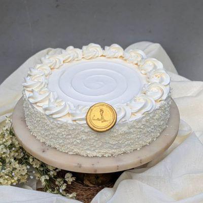 Vanilla Velvet Cream Cake - atfleurs