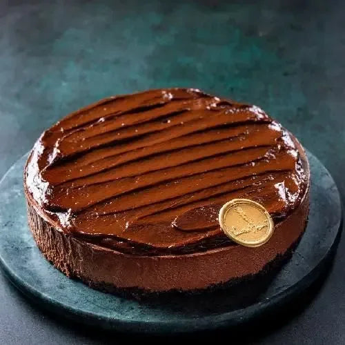 Eggless Belgian Dark Chocolate Mousse Cake Indulgence - atfleurs