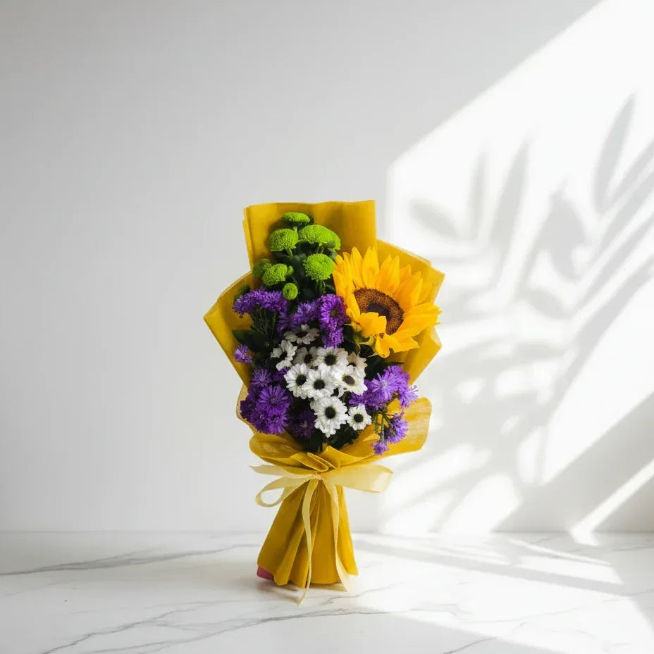 Sunflower Mixed Mini Bouquet - atfleurs