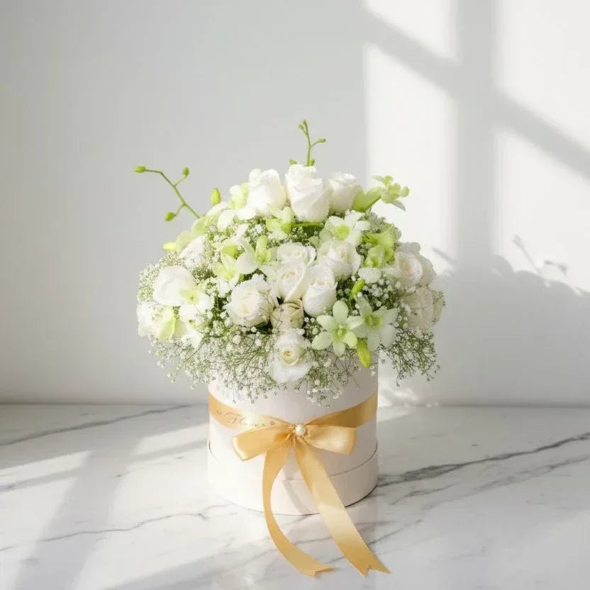 White Rose Box - atfleurs