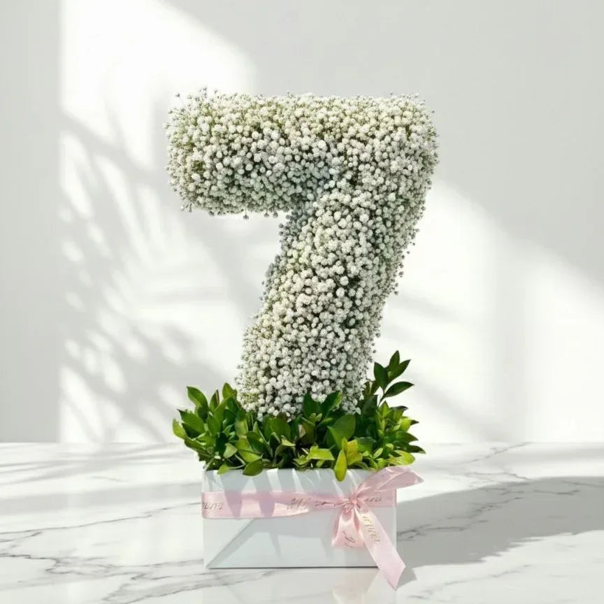 Number Floral Arrangement - atfleurs