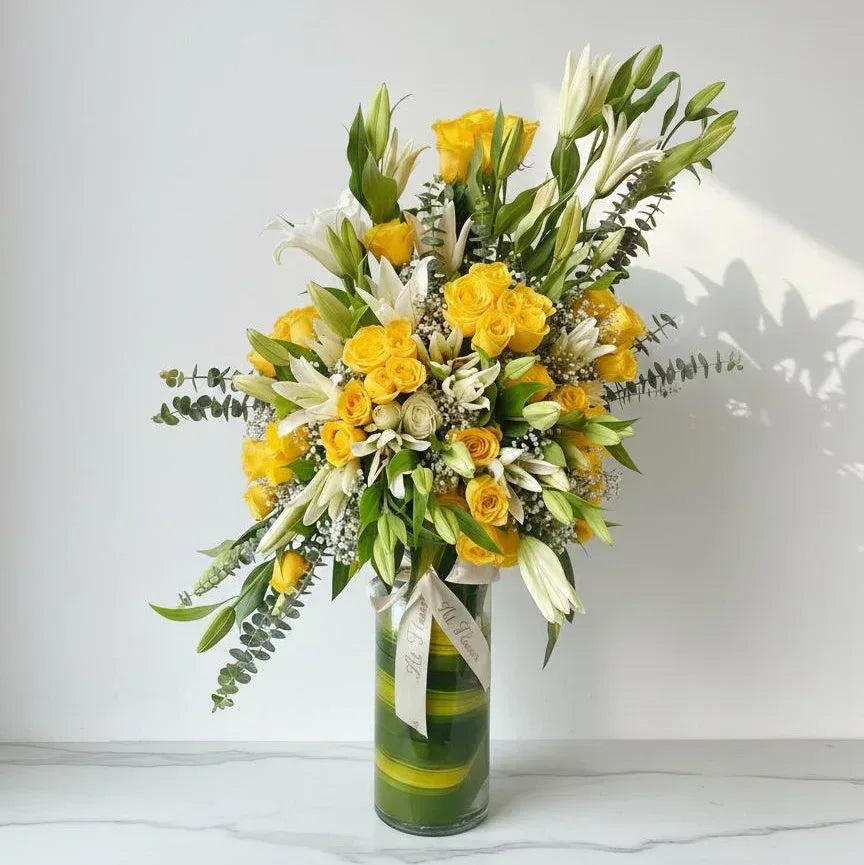 The Golden Radiance Floral Symphony - atfleurs