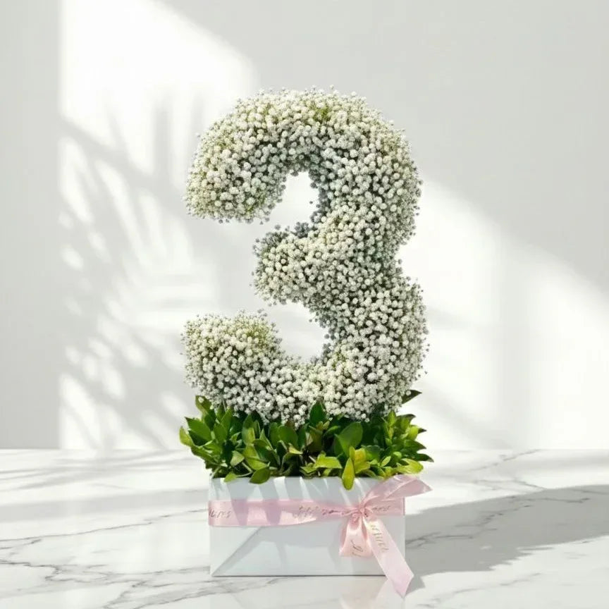 Number Floral Arrangement - atfleurs