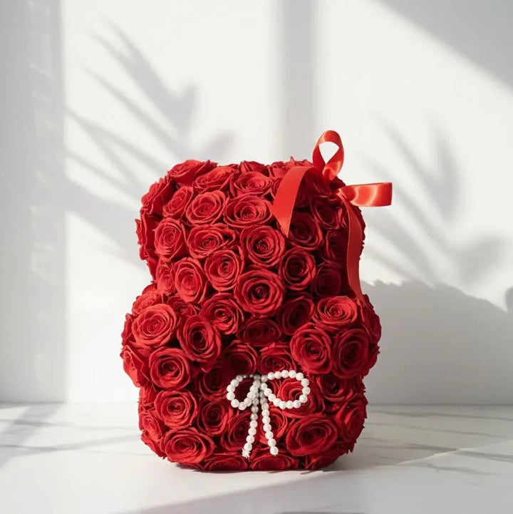The Petite "Forever" Mini Rose Teddy - atfleurs