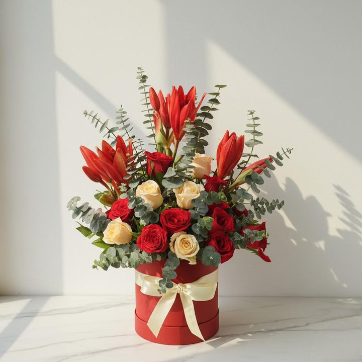 Lily Roses Box atfleurs