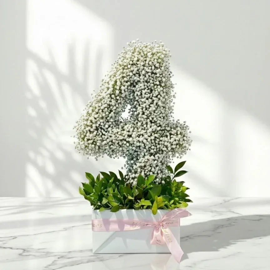 Number Floral Arrangement - atfleurs