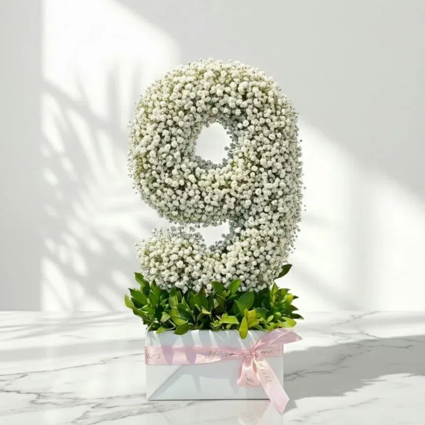 Number Floral Arrangement - atfleurs