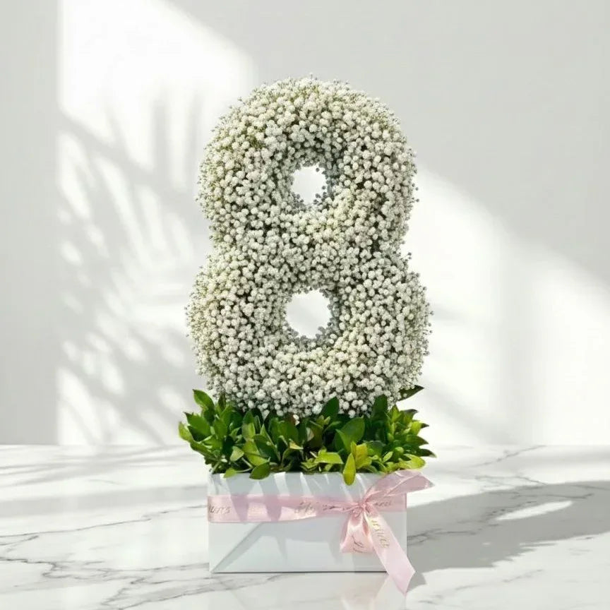 Number Floral Arrangement - atfleurs