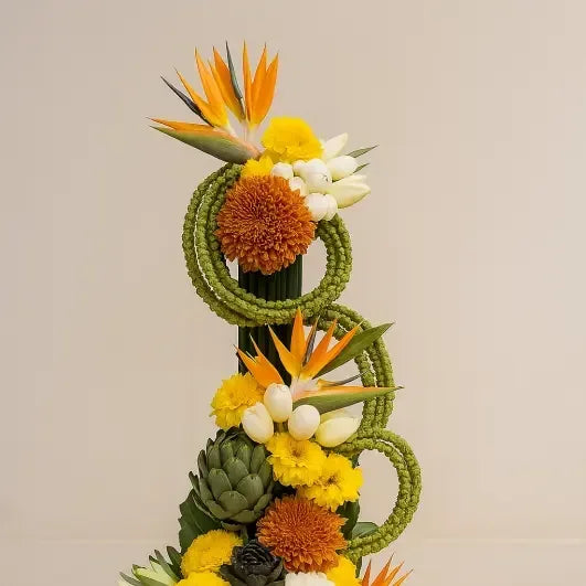 Grand Premium Floral Box Arrangement - atfleurs